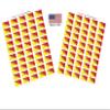 100 Sicily Flag or Stickers, Two Sheets of 50, 1.5" x 1" Made in America Self Adhesive Country Flag Scrapbook Stickers, Two Sheets of 50, 100 Sticker Decal Flags view 1