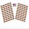 100 Tibet Flag Stickers, Two Sheets of 50, 1.5" x 1" Made in America Self Adhesive Country Flag Scrapbook Stickers, Two Sheets of 50, 100 Sticker Decal Flags view 1