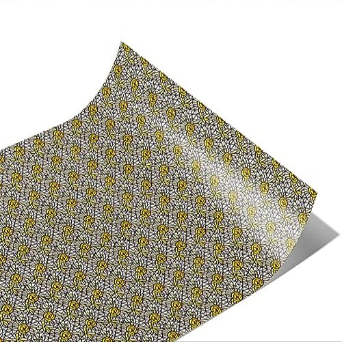Rwraps Stained Glass Pale Sunshine Gloss Vinyl Film Wrap 59in x 20ft Vinyl Vehicle Car Film Sheet Roll