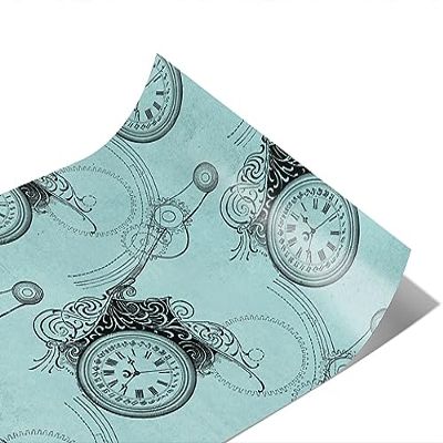 Rwraps Steampunk Hourly Measurements Matte Vinyl Film Wrap 59in x 19ft Vinyl Vehicle Car Film Sheet Roll