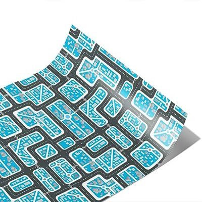 Rwraps Suburban Cityscape Zero Traffic Matte Vinyl Film Wrap 59in x 28ft Vinyl Vehicle Car Film Sheet Roll