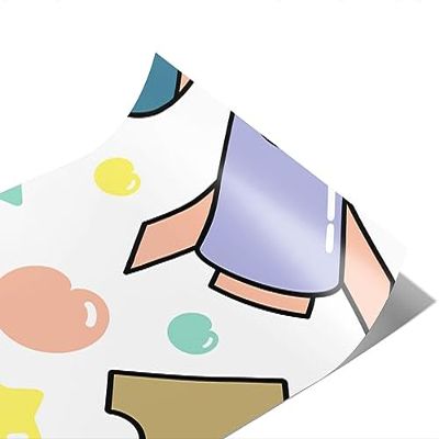 Rwraps Toy Room Playroom Pastels Gloss Vinyl Film Wrap 59in x 27ft Vinyl Vehicle Car Film Sheet Roll