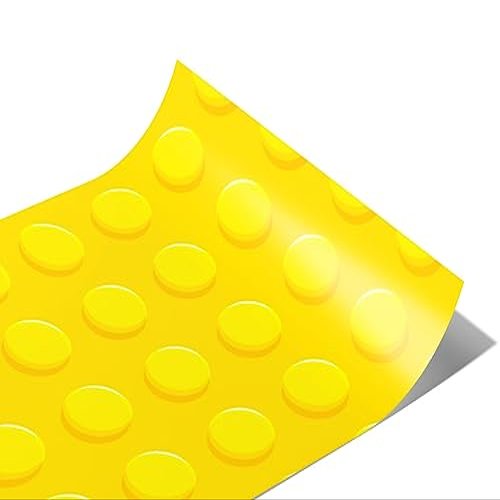Rwraps Toy Room Yellow Brick Matte Vinyl Film Wrap 59in x 25ft Vinyl Vehicle Car Film Sheet Roll