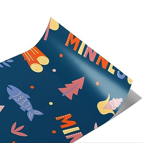 Rwraps United States Americana Sky-Blue Waters Gloss Vinyl Film Wrap 59in x