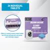 Air Jungles Washing Machine Cleaner Tablets 24 Count, Lavender Scent, Deep Cleaning Laundry Washer Drum and Tub, Compatible with Front and Top Load Washer, 12 Month Supply view 2