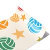 Rwraps Volleyball Rainbow Volleyballs Matte Vinyl Film Wrap 59in x 30ft Vinyl Vehicle Car Film Sheet Roll view 2