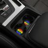 Hey! Hey! HO! HO! Homophobia HAS to GO! 2 Pcs Premium Cup Holder Inserts Elevate in-Car Experience view 2