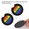 Hey! Hey! HO! HO! Homophobia HAS to GO! 2 Pcs Premium Cup Holder Inserts Elevate in-Car Experience view 3