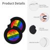 Hey! Hey! HO! HO! Homophobia HAS to GO! 2 Pcs Premium Cup Holder Inserts Elevate in-Car Experience view 4