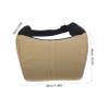 FAVOMOTO U- Car Seat Headrest Cushion Buckle Strap for Neck Support and Improved Posture Fit for All Vehicles Beige view 2