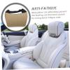 FAVOMOTO U- Car Seat Headrest Cushion Buckle Strap for Neck Support and Improved Posture Fit for All Vehicles Beige view 3