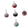 FAVOMOTO Rhinestone Car Hanging Pendant Creative Ball Auto Interior Ornament Red Gradient Design for Car Decor for Friends and Family view 4