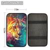 Modysero Cool Print Dustyproof Univerasl Fit and Soft Car Armrest Pad Aesthetics Leopard Armrest Cover Interior Decoration for Cars Truck SUV Sedan view 4