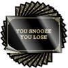 Funny Sticker You Snooze You Lose Stickers Funny Car Decals Decals for Cars (Color : Colour, Size : 8X12CM) view 1