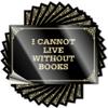 Dsoluuing Car Stickers I Cannot Live Without Books Stickers Bar Rules Sign Car Warning Sticker (Color : Colour, Size : 8X12CM) view 1