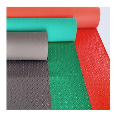 GRRICEPL 2.5mm Thickness Rubber Garage Floor Mats, Commercial Water & Stain Resistant Floor Mats, Kitchen Anti-Fatigue Floor Mats for Outdoor Restaurant Kitchen Bar (Color : Green, Size : 1.2x7m)