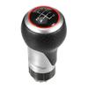 ACROPIX Black Siver Tone Red 5 Speed Gear Lever Shifter Knob Head Handle Fit for Audi A3 8P 2003-2013 - Pack of 1 view 1