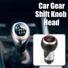 ACROPIX Black Siver Tone Red 5 Speed Gear Lever Shifter Knob Head Handle Fit for Audi A3 8P 2003-2013 - Pack of 1 view 2