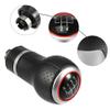 ACROPIX Black Siver Tone Red 5 Speed Gear Lever Shifter Knob Head Handle Fit for Audi A3 8P 2003-2013 - Pack of 1 view 3
