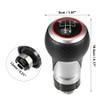 ACROPIX Black Siver Tone Red 5 Speed Gear Lever Shifter Knob Head Handle Fit for Audi A3 8P 2003-2013 - Pack of 1 view 4
