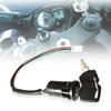 ihreesy 4 Wire Ignition Switch,4 Pin Ignition Key Switch Universal Ignition Switch Lock Set with 2 Keys for ATV Motorcycle view 4