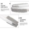 Healvian 1set Portable Blind Cleaner with Replaceable Brush Head Compact Shutter Cleaning Tool for Vents and Blinds Easy to Use and Store Multi-use for Home and Auto Cleaning view 3