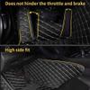 HLMATSM Customized Car Floor Mats Compatible with Honda All Models from 2000 to 2023 All Weather Leather Protection Car Interior Accessories Automobile Floor Mats (Black Green) view 3