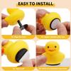YIBEICO 20pcs Duck Mount, Flock Locker Rubber Duck Holder Dashboard for Jeep Dash & Fixed Display, Gift for Jeep Lover, Double-Sided Stickers Included (20pcs) view 3