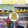 20Pcs Duck Plug - Rubber Duck Mount,Flock Locker Rubber Duck Holder for Jeep Dash and Fixed Display,Gift for Jeep Lover Includes Double Sided Stickers Inside (20PCS) view 4