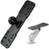 BRCOVAN 1'' Ball Fish Finder Mount, Aluminum Alloy Universal Marine Electronic Plate, Fit for RAM Mounts B Size 1 Inch Ball Double Socket Arm, Fit for Garmin, Lowrance, Humminbird, Raymarine and More view 1