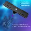 BRCOVAN 1'' Ball Fish Finder Mount, Aluminum Alloy Universal Marine Electronic Plate, Fit for RAM Mounts B Size 1 Inch Ball Double Socket Arm, Fit for Garmin, Lowrance, Humminbird, Raymarine and More view 4