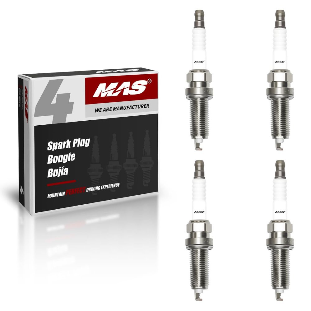MAS Iridium Spark Plug for 9029 DILKAR6A11 22401JA01B Compatible with 2007-13 Nissan Altima 2009-14 Cube 2013-21 NV200 2008-13 Rogue 2014-15 Rogue Select 2007-2012 Versa Sentra Set of 4