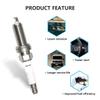 MAS Iridium Spark Plug for 9029 DILKAR6A11 22401JA01B Compatible with 2007-13 Nissan Altima 2009-14 Cube 2013-21 NV200 2008-13 Rogue 2014-15 Rogue Select 2007-2012 Versa Sentra Set of 4 view 4