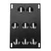 Tow Hook License Plate Mount, Car Front Bumper Tow Hook License Plate Mount Bracket 8 Holes Adjustable Holder view 3