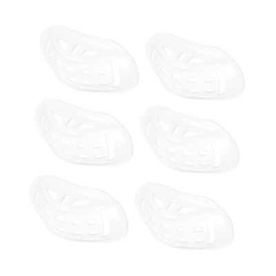 Kisangel 6pcs Chin Pad Accessories Chin Strap Cup Chin Strap for Hard Hat Helmet Chin Cup Padding Chin Strap Cushion Chin Cushion Chin Strap Pad Protective Chin Pad Chin Pads Transparent Pp
