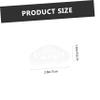Kisangel 6pcs Chin Pad Accessories Chin Strap Cup Chin Strap for Hard Hat Helmet Chin Cup Padding Chin Strap Cushion Chin Cushion Chin Strap Pad Protective Chin Pad Chin Pads Transparent Pp view 2
