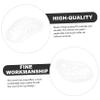 Kisangel 6pcs Chin Pad Accessories Chin Strap Cup Chin Strap for Hard Hat Helmet Chin Cup Padding Chin Strap Cushion Chin Cushion Chin Strap Pad Protective Chin Pad Chin Pads Transparent Pp view 3
