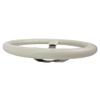 Reproduction Steering Wheel - White Leather W/Satin Spokes For 1977 C3 Corvette view 2