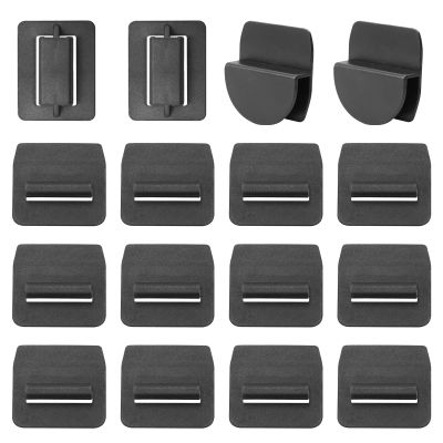 Jaronx Compatible with Tesla Sunshade Clips 16PCS Roof Sunshade Sun Roof Shade Insert Clips for Tesla Model 3/Y (2017-2025), Molde S/X (2012-2025)
