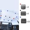 Jaronx Compatible with Tesla Sunshade Clips 16PCS Roof Sunshade Sun Roof Shade Insert Clips for Tesla Model 3/Y (2017-2025), Molde S/X (2012-2025) view 3