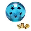 W-POWER Universal Z Shift Knob Round Ball 1-7 Star 54mm Adapters Will Fit Most Cars (Blue 5 Star) view 1