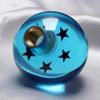 W-POWER Universal Z Shift Knob Round Ball 1-7 Star 54mm Adapters Will Fit Most Cars (Blue 5 Star) view 4