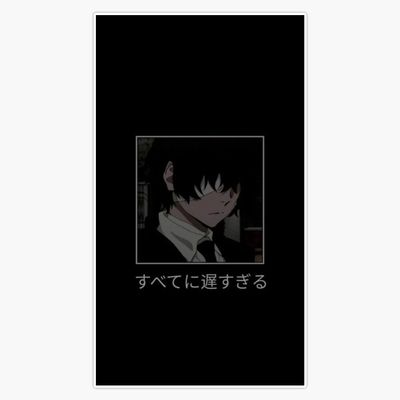 Bungo Stray Dogs Aesthetic Sticker Vinyl Waterproof Sticker Decal Car Laptop Wall Window Bumper Sticker 5"