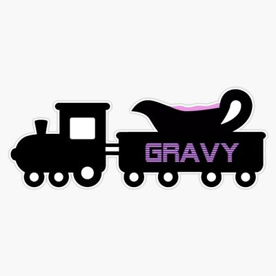 Gravy Train Sticker Vinyl Waterproof Sticker Decal Car Laptop Wall Window Bumper Sticker 5"
