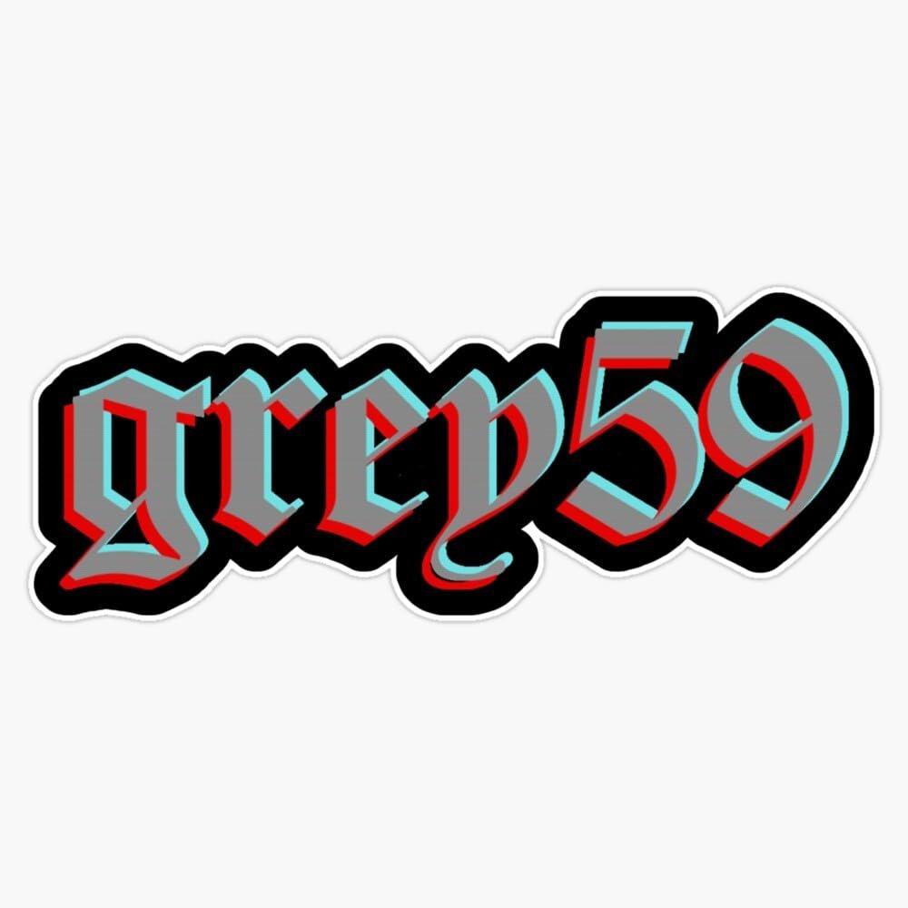 Grey59 VHS Sticker Vinyl Waterproof Sticker Decal Car Laptop Wall Window Bumper Sticker 5"