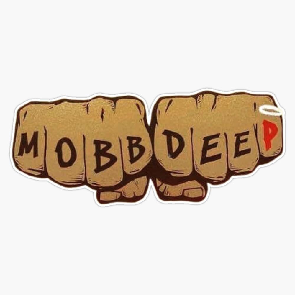 Mobb Deep Drawing Fan Art Sticker Vinyl Waterproof Sticker Decal Car Laptop Wall Window Bumper Sticker 5"