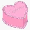 Capricorn Heart Shaped Cake Sticker Vinyl Waterproof Sticker Decal Car Laptop Wall Window Bumper Sticker 5" view 1