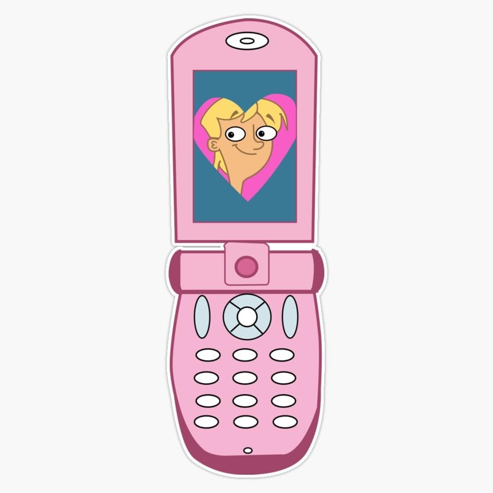 Candace'S Flip Phone Sticker Vinyl Waterproof Sticker Decal Car Laptop Wall Window Bumper Sticker 5"