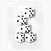 Dice Sticker Vinyl Waterproof Sticker Decal Car Laptop Wall Window Bumper Sticker 5" view 1