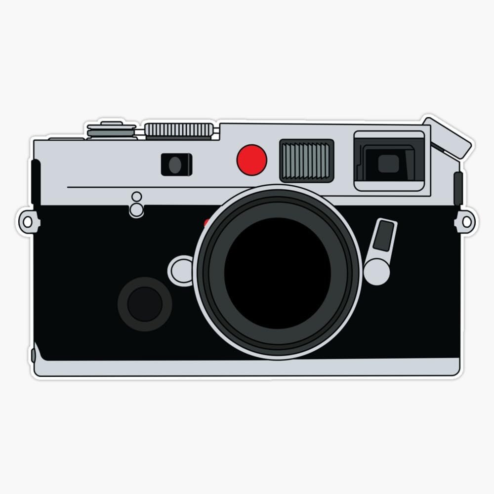 Vintage Camera Sticker Vinyl Waterproof Sticker Decal Car Laptop Wall Window Bumper Sticker 5"